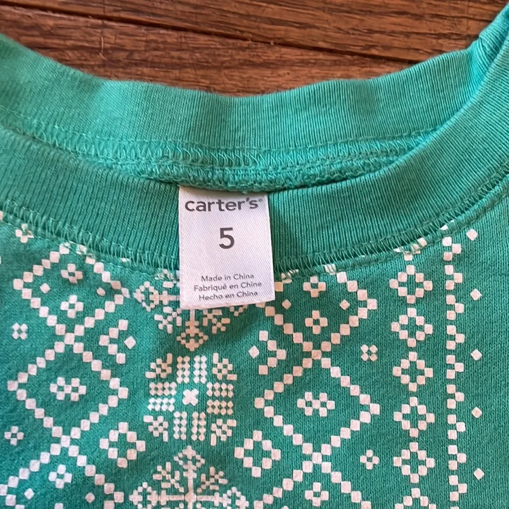 Carters holiday sweatshirts
